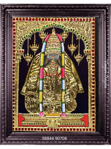 Authentic Pillayarpatti Karpaga Vinayagar Painting